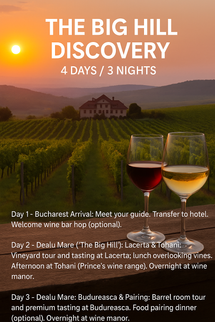 The Big Hill Discovery (Dealu Mare Winery) — 4 Days / 3 Nights
