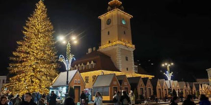 From Bucharest: Brasov Christmas Market with Pick-up