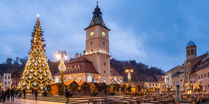 From Bucharest: Brasov Christmas Market with Pick-up