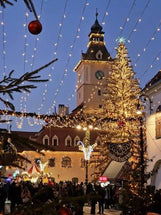 From Bucharest: Brasov Christmas Market with Pick-up